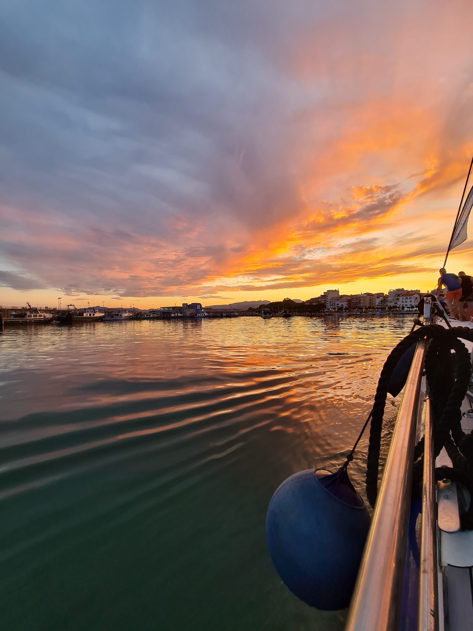 sunset en catamaran cambrils salou