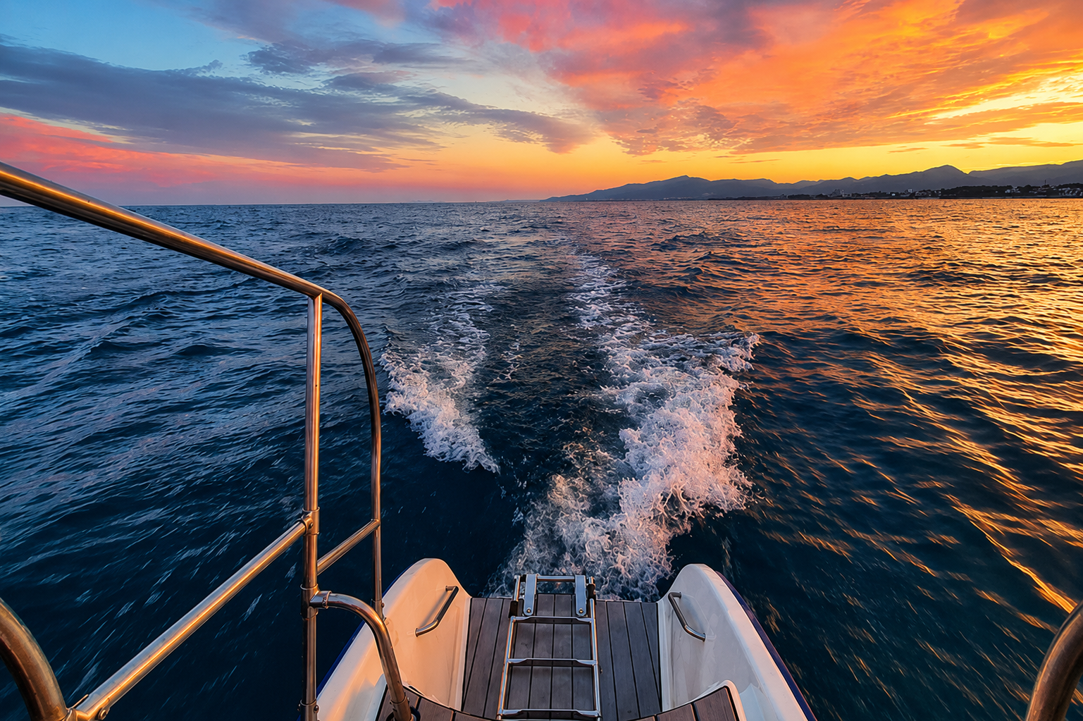 sunset en catamaran cambrils salou